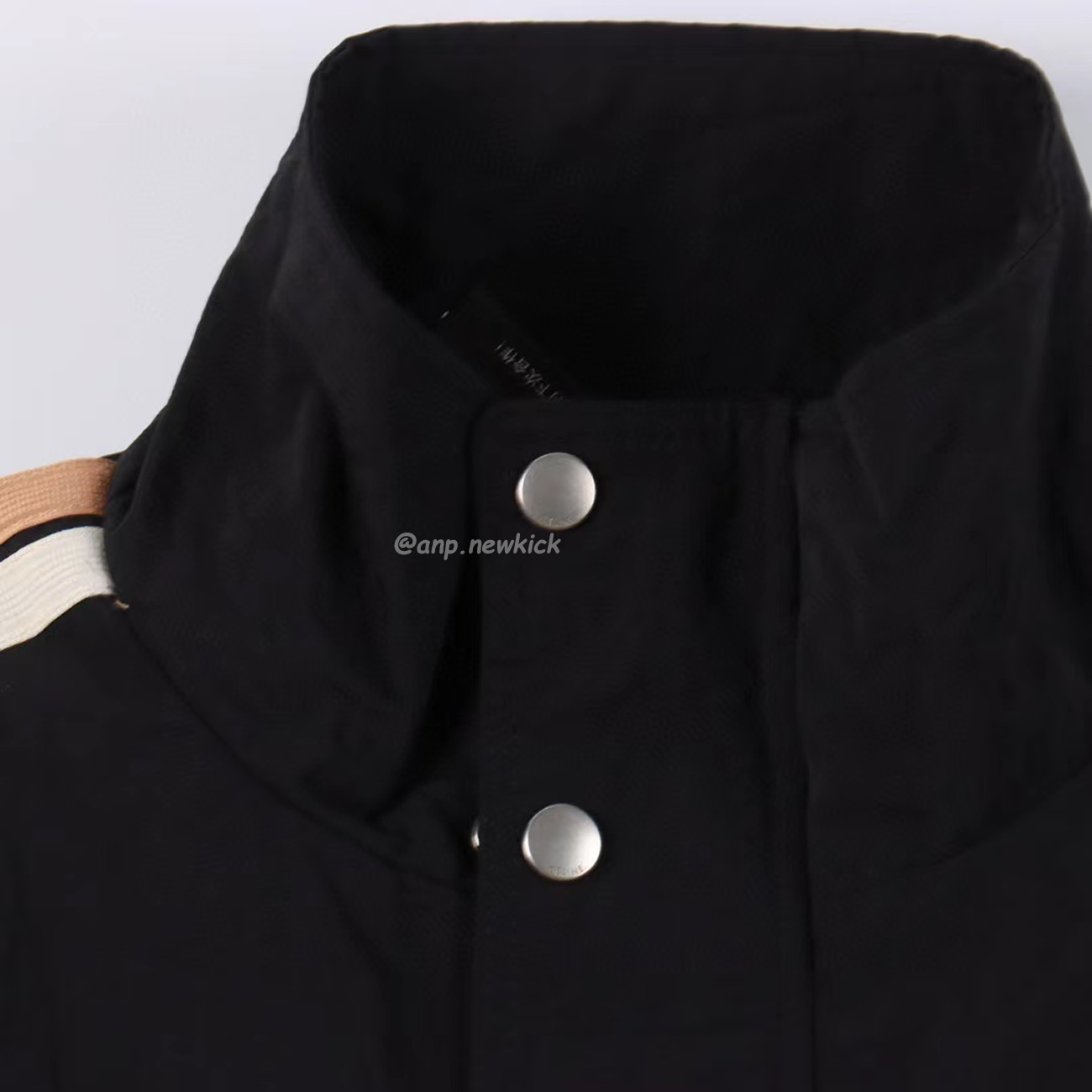 Celine Side Woven Zippered Jacket Black White (14) - newkick.app